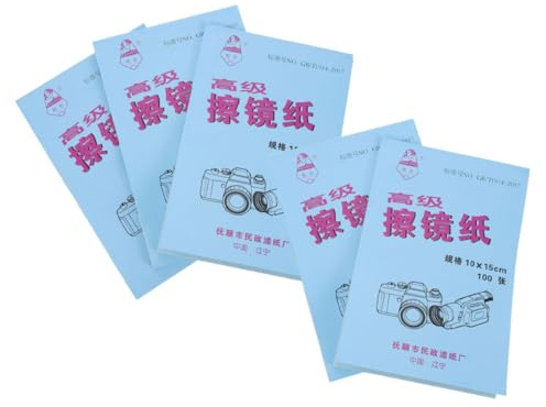 YOSADIER Lingettes Nettoyantes Pour Lunettes Lentilles Appareil Photo Microscope Écrans Ordinateur Vitres De Téléphone Résistantes Aux Rayures Jetables