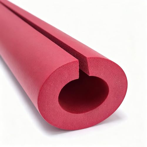 Pre-Cut Foam Pipe Cover, Multiple Specifications Foam Pipe Insulation, Flexible 2M/78.74in Long Hose Insulation Suitable for Winter Frost Protection(Red,20mm/0.79in)
