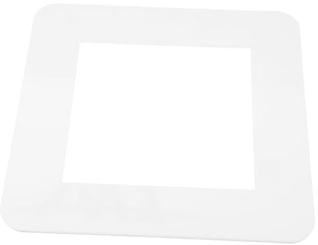WESIEVYA Placa de Pared Decorativa Acrílica de Color Claro para Interruptor de Luz Sola Banda, Cubierta Protectora sin Tornillos para Interruptores y Reguladores, Adecuado para Hogar