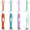 Cherish Baby Care Set di Spazzolini Bambini (4 Pezzi) - Spazzolino Bambini 1 Anno, Senza BPA, Progettato da un Dentista Pediatrico, Spazzolino Silicone Bambini, Spazzolino 1-2 Anni