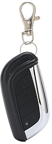 VBESTLIFE AK‑K200406 433MHz 4-Tasten-Lernfernbedienung, Tragbare Universelle Drahtlose Fernbedienung für Auto-Schiebedächer, Garagentore, Tore