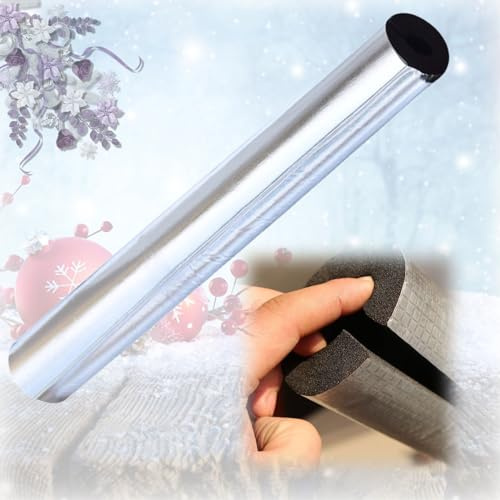 Frostschutz-Isolierrohr For Den Außenbereich, Rohrisolierung, Innendurchmesser 22–219 Mm, Selbstklebendes Schaumstoff-Isolierrohr, Wasserdichte Rohrisolierung, 95cm Länge, 20/30mm Wandstärke ( Size :