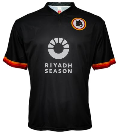 AS Roma - MA/RO2324/THIRD Riyadh/Blank, Camiseta de fútbol Niños y Chicos,
