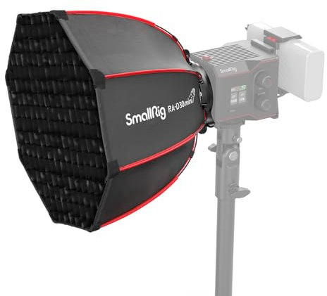 SMALLRIG mini Parabolic Softbox RA-D30 29cm Quick Release, Only Compatible with SmallRig RC 60B COB LED Video Light, RC 60C RGB COB Video Light - 4358