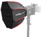 SMALLRIG RA-D30 29 cm Mini Softbox Parabolique, Softbox à Dégagement Rapide pour SMALLRIG RC 60B COB LED Lampe Vidéo - 4358