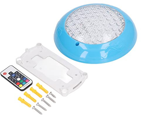 Fdit LED-Schwimmbadlampe Ip68 Wandmontierte Teichleuchte Unterwasser für LED-Poolleuchten Unterwasserleuchten Leuchten für 35 W Ac12V-Beleuchtungsprodukte