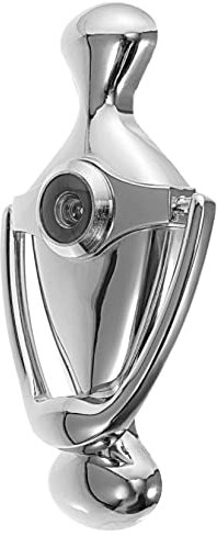 HEALEEP Door Knockers Knocker with Door Knocker with Viewer Modern Door Knocker Door Eye Viewer Home Door Knock with Peephole Knocker Viewer Hotel Door Zinc Alloy Front Door