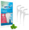 Dentek Complete Clean Zahnseide Sticks - reißfest - Zahnreinigung der Zahnzwischenräume - Minzgeschmack - Fluorid - Zungenschaber - Zahnstocher, 1 x 40 Stk.