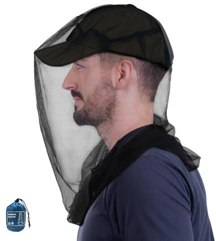 South to East Red mosquitera prémium para Insectos, 1 Paquete, protección contra Moscas e Insectos, Ultra Grande y Larga, Agujeros extrafinos para Camping, Senderismo, Pesca, jardinería, Safari, se