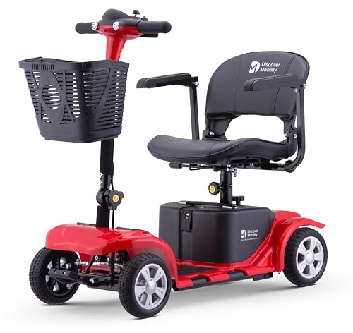 Discover Mobility Rider 4mph Portable Buggy Vehicle with Splitting Function 12AH (Red)