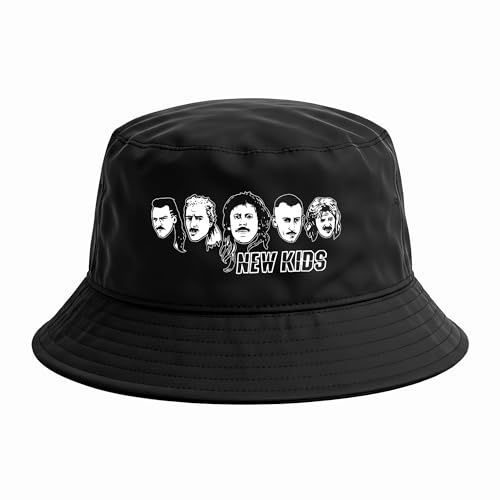 New Kids Style Anglerhut | Bucket Hat & Mütze im Assi Kult Look – Unisex Fischerhut für Festival, Szene & Retro Fans – Lustiges Accessoire für Männer & Frauen