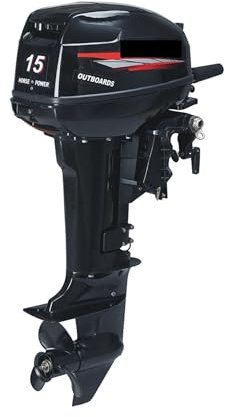 Außenbordmotor, Frachtkommunikation Motorbootmotor, 2-Takt 15 PS Außenbordmotor für Schlauchboote, Kajaks