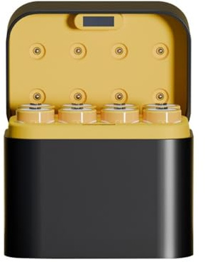 ZEPFJHE Batterie AA Litio con Adattatore Uscita Costante da 1 5 V 1 5 V Indicatori LED Uscita per L'efficienza Alimentazione Energia Batterie Ricaricabili capacità