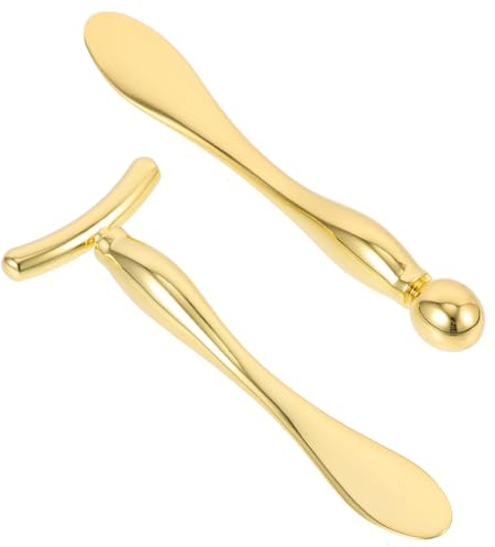 Gatuida 2stücke Förmiger Augenroller für Gesichtspflege Make-up und Reisen Applikatorstäbchen für Augencreme und Hautpflege