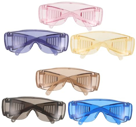 ORFOFE 6 Mini Gafas De Seguridad para Muñecas Gafas De Sol En Miniatura