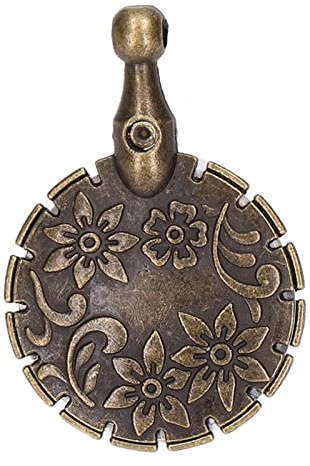 KIMISS 2Pcs Vintage Style Metal Yarn Cutter Pendant - Quick Cutting Thread Cutter Tool for Sewing - Safe and Portable Design