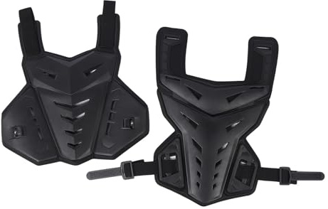 ARTOCT Chaleco Blindado para Motocicleta, Protector de Espalda y Pecho Ajustable y Ligero con Carcasa de PE de Algodón Que Absorbe los Golpes, para Hombres, Mujeres y Niños