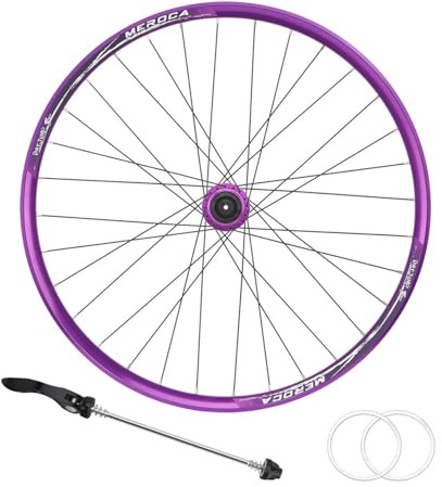 26 27,5Zoll Mountainbike Hinterräder Trail/Offroad Doppelschichtfelge Aus Aluminiumlegierung XC/AM/DH 10 * 135mm QR Scheibenbremse, HG 7-11-Gang-Kassette, 120 Klicks(26)