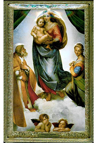 Heart of Ireland Blechschild Sixtinische Madonna Raffael Engel Schild Nostalgieschild Werbeschild Reklame