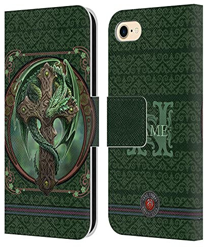 Head Case Designs sous Licence Officielle Anne Stokes Coutume Personnalisé Gardien des Bois Art Coque en Cuir à Portefeuille Compatible avec Apple iPhone 7/8 / SE 2020 & 2022