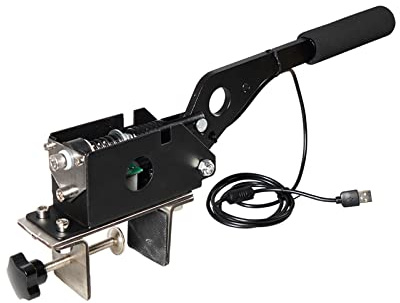 Bruce & Shark Handbremse PC USB Handbremse PC SIM m Klemme für Logitech für G29 für G920 für G25 für G27 für T500 für Fanatec für OSW für Dirt Rally Rennspiele [video game] [Windows]
