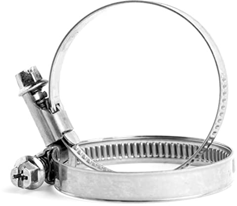 30mm - 45mm W2 - Stainless Steel Jubilee Type Strong Worm Drive Hose Clip Adjustable Hose Clamp Ducting Clamp for Flexible Hose Pipe (Pack of 4) - X06A 30mm_4