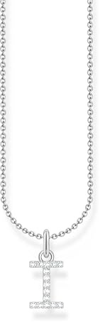 THOMAS SABO Halskette Buchstabe 925 Sterling Silber mit Zirkonia KE2240 - KE2265
