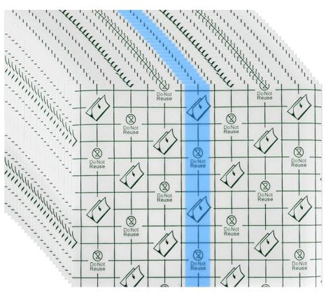 JOOTUEPO Película De Vendaje Transparente Impermeable, 50 Piezas Vendaje Impermeable para tatuajes, 10 X 12 cm Cinta Adhesiva para Herida, Tatuajes, Deportes, Natación, Ducha, Anti-Alérgica