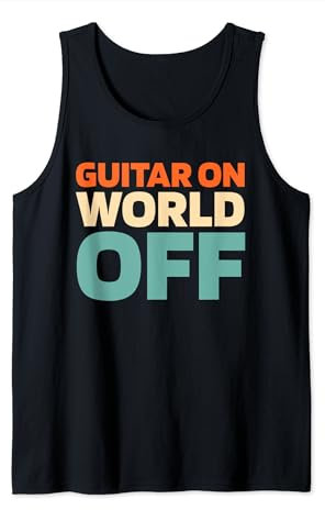 Retro Elektrogitarre Gitarr - Gitarrist Vintage E Gitarre Tank Top