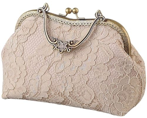 Bolso De Mano Vintage con Bordado Floral, Bolso De Noche para Mujer, Bolso De Mano Formal para Novia, Bolso De Mano para Fiesta De Boda Y Graduación
