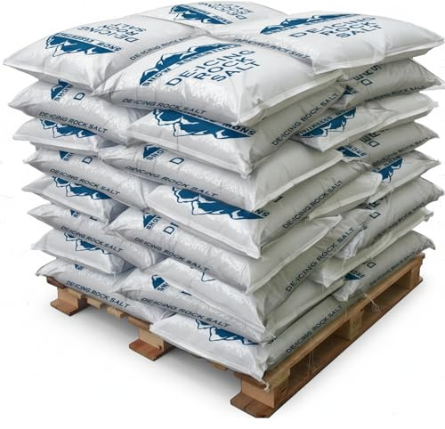 Laeto Signature Garden Bag of Grit Rock Salt Deicing White Brown Rock Salt for Weeds De-Icing Salt for Paths, Driveways & Roads of Snow & Ice