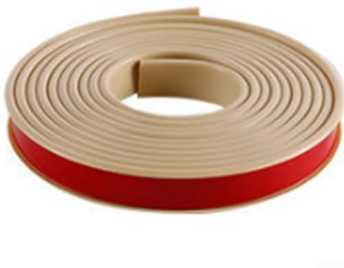 Vereinfachen Sie Ihre Sicherheit zu Hause mit diesen zuverlässigen 1 Meter U-förmigen Gummi-Kantenschutz (beige 25 mm)