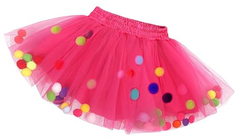 Tüllrock Mädchen Tütü Rock Ballett Tanz Skorts Tüllrock Tütü Kinder Regenbogen Ballettrock Pettiskirt Tutu Rock Karneval Tüllrock Mädchen Tüllrock Bunt Kinder