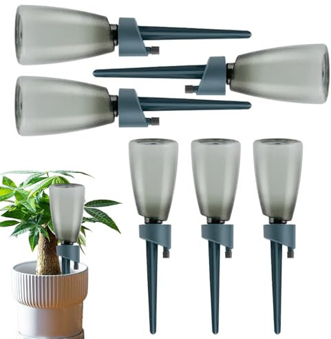 Picos de agua para plantas | Tecnología de riego por goteo, 6 piezas de riego automático para plantas con - Dispositivo de riego automático de liberación lenta para macetas caseras Uso diario de