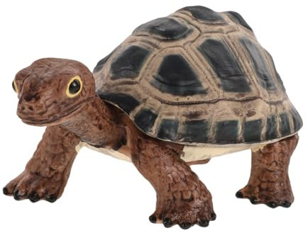 OFFIGAM Schildkröte Figur Für Garten Dekoration Schildkröten Spielzeug Für Junge Mädchen Lernen Meeresschildkröten Modell Für Aquarium Gartendekor Für Außenbereich Künstliche Tierfigur Für