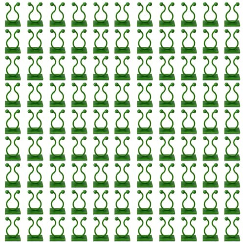 Clip per Pareti di Piante di Pothos - Impugnature per Ganci Adesivi, Supporti di Supporto A Foglia | Clip da Giardino 100x per Piante Rampicarie per Cetriolo di UVA di, Elementi di Fissaggio