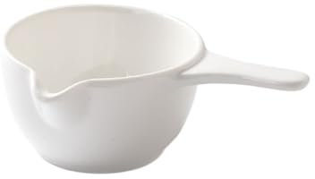 Bamboo Sea Salsera Tazas Creativas de cerámica con Asas for Cocina Occidental, perfectas for Salsa de Tomate, aderezo for ensaladas y Otros condimentos Taza para Salsa(L)