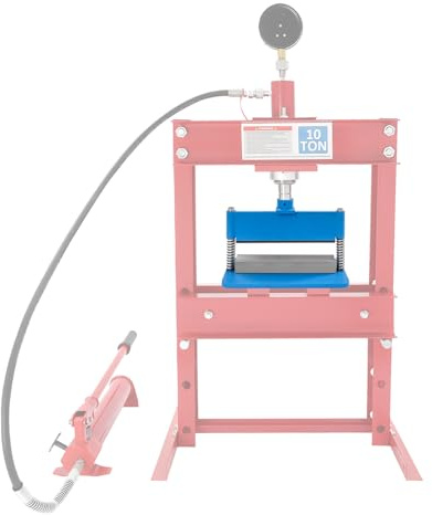 Attache de presse plieuse hydraulique de 30,5 cm avec angle de courbure de 90°, outil de pliage en métal robuste pour presses hydrauliques standard de 12/20 tonnes (bleu)