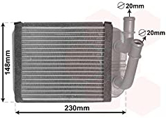 VAN WEZEL 58006381 Scambiatore calore per riscaldamento abitacolo Radiatore Riscaldamento Radiatore riscaldamento Scambiatore calore per riscaldamento abitacolo