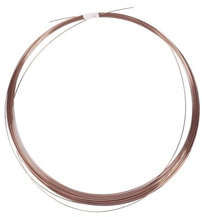 Federdraht, Hochwertiger C5191 Phosphor-Kupferdraht, 0,2/0,5/1,0/2,0 mm x 5 m, Bronzedraht, Elastischer Kupferdraht Phosphorkupferdraht