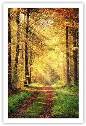 ARTTOR Poster sans Cadre 61x91 cm Affiche Botanique Paysages - 3718 - P2X | Forêt Arbre Nature Poster Mural Moderne Décoratif Art Mural Impression d'Art Salon Chambre Cuisine Tableau Décoration ARTTOR