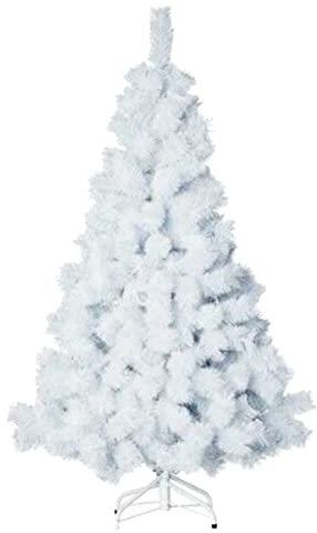 AC - Árbol de Navidad Pino Blanco, Abeto Artificial, Estructura de plástico y Metal Revestido, Robusto y Duradero, fácil Montaje, 180 cm