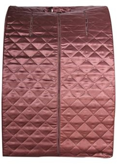 Couverture de sauna infrarouge Sauna à infrarou lointain Portable, pliable, personnel, for la maison, Spa, salle de Sauna sèche, bain, plaque en Fiber de carbone, accessoires de Sauna chauffants (Siz