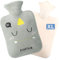 ZSMJAER Bolsa de Agua Caliente Con Suave Funda de Felpa, 2L Botellas de Agua Caliente, Bolsa Hot Water Bottle, Botella Caliente Para Los Dolores O Calentar La Cama