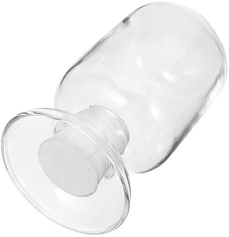 ABOOFAN 125 Ml Rund Streichholzflasche Aus Glas Streichholzhalter Vorratsdose Für Küche Und Wohnzimmer Einzigartiges Design