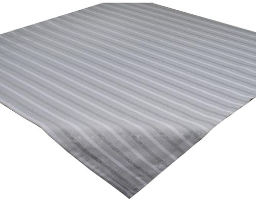 Tischdecke Rio, mit Fleckschutz, uv-beständig und abwaschbar, Mitteldecke für Indoor und Outdoor, grau, 85x85 cm