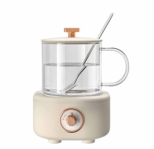 Bollitore elettrico Bollitore in vetro, Bollitore elettrico in vetro Mini Domestico Teiera multifunzionale Pentola per la salute Bollitore elettrico Bollitore per il latte Teiera in vetro Multifunzi
