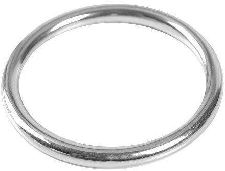 Generic Metall-O-Ringe O-Ringe Metall mit 304 Edelstahl mit hoher Festigkeit zum Schweißen (06040 Drahtdurchmesser 6 mm * Innendurchmesser 40 mm)