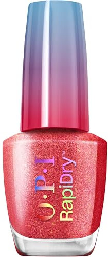 OPI RapiDry™ Quick-Dry Lack - Fuego On-the-Go Roter Nagellack - Veganer, Wischfester & Schnell Trocknender Nagellack (9 ml)