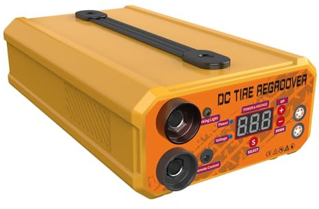 Rainureuse de pneu électrique 1000W, machine de coupe de pneu portable 110V/220V, affichage numérique, 20 lames, pour pneu industriel de kart de moto de voiture,Yellow